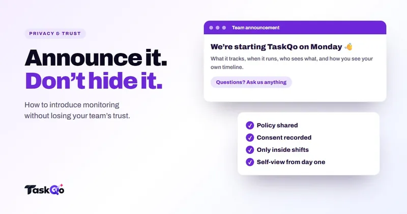 How to introduce monitoring to your team without losing trust
