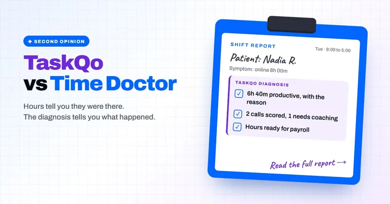 TaskQo vs Time Doctor comparison